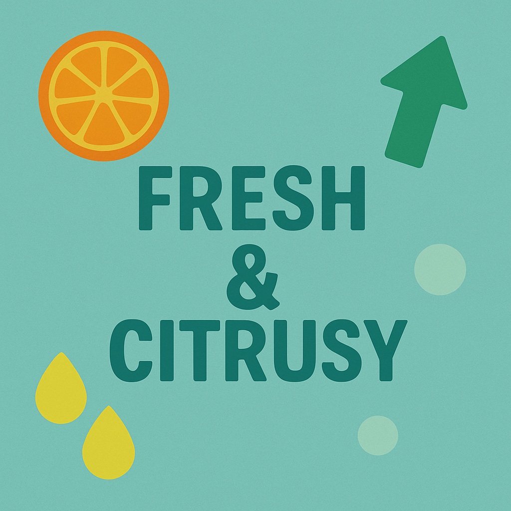 fresh and citrusy