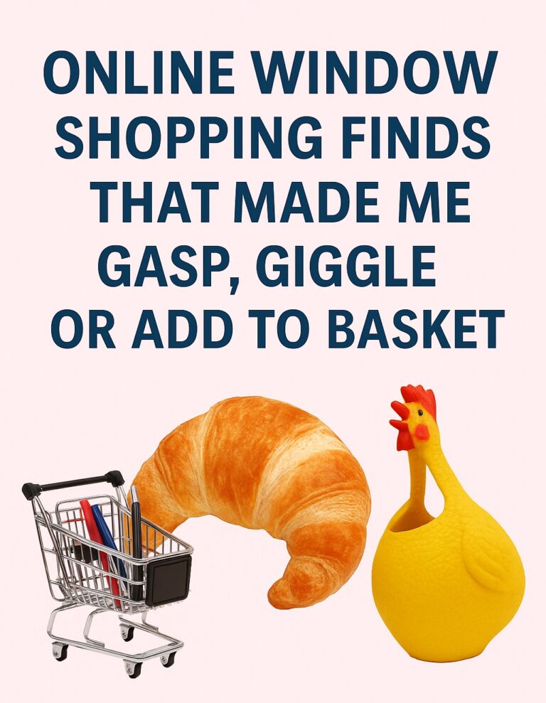 From giant croissant pillows to chicken-shaped handbags, here are 10 weird and wonderful online window shopping finds that’ll make you gasp, giggle, or instantly add to basket.